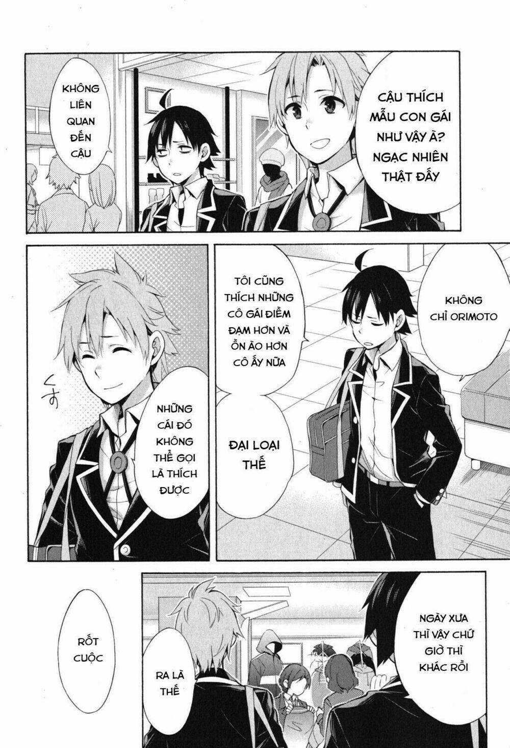 Chuyện Tình Thanh Xuân Bi Hài Của Tôi Quả Nhiên Là Sai Lầm 32 trang 27