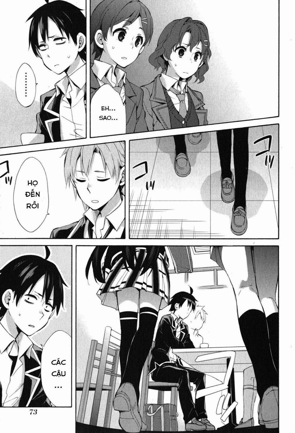 Chuyện Tình Thanh Xuân Bi Hài Của Tôi Quả Nhiên Là Sai Lầm 32 trang 34