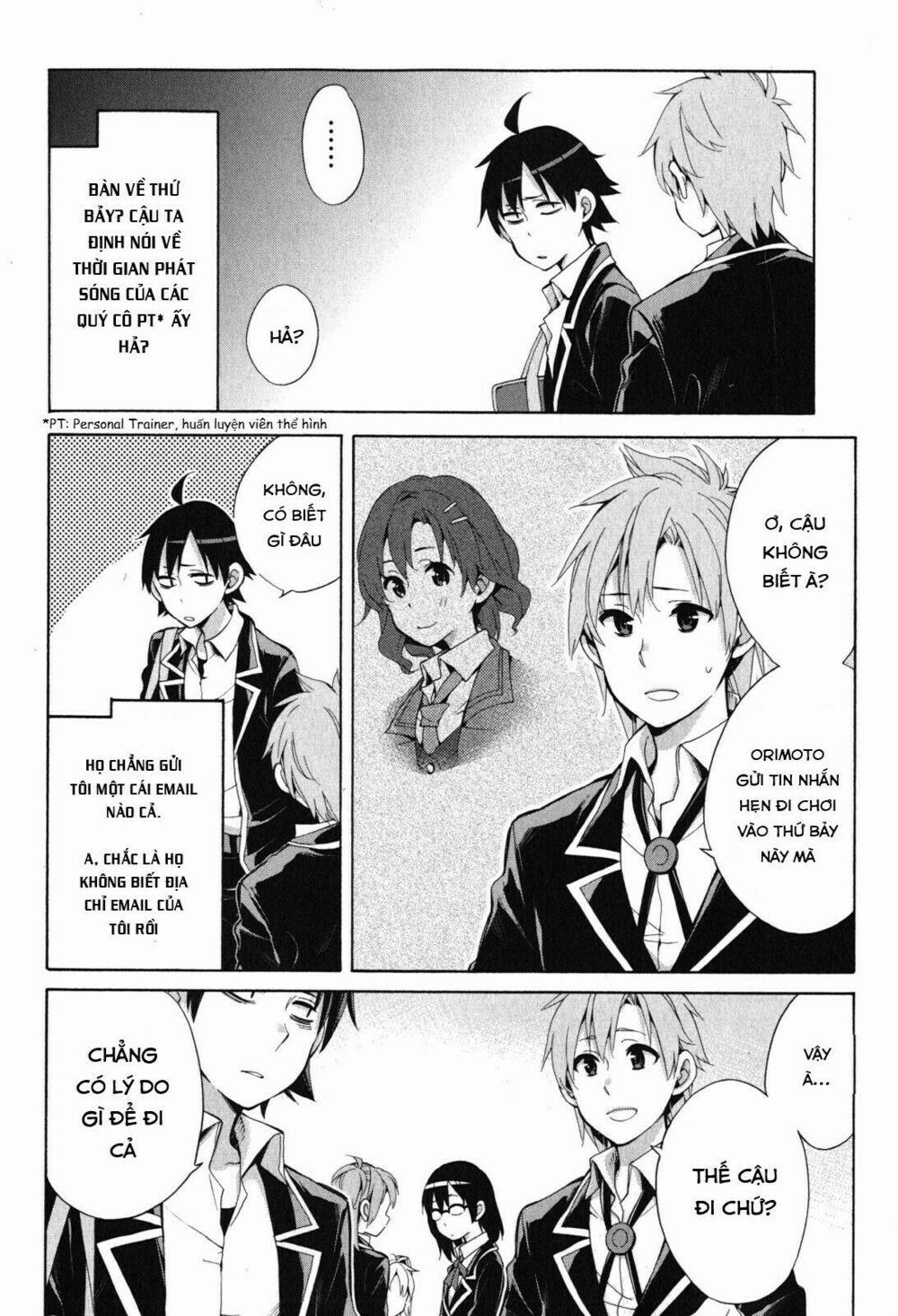 Chuyện Tình Thanh Xuân Bi Hài Của Tôi Quả Nhiên Là Sai Lầm 32 trang 4