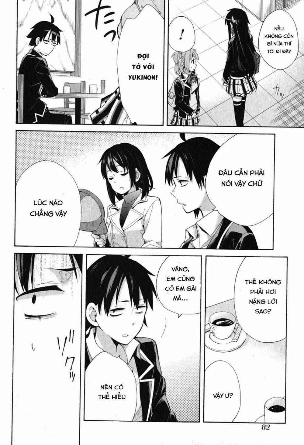 Chuyện Tình Thanh Xuân Bi Hài Của Tôi Quả Nhiên Là Sai Lầm 32 trang 43