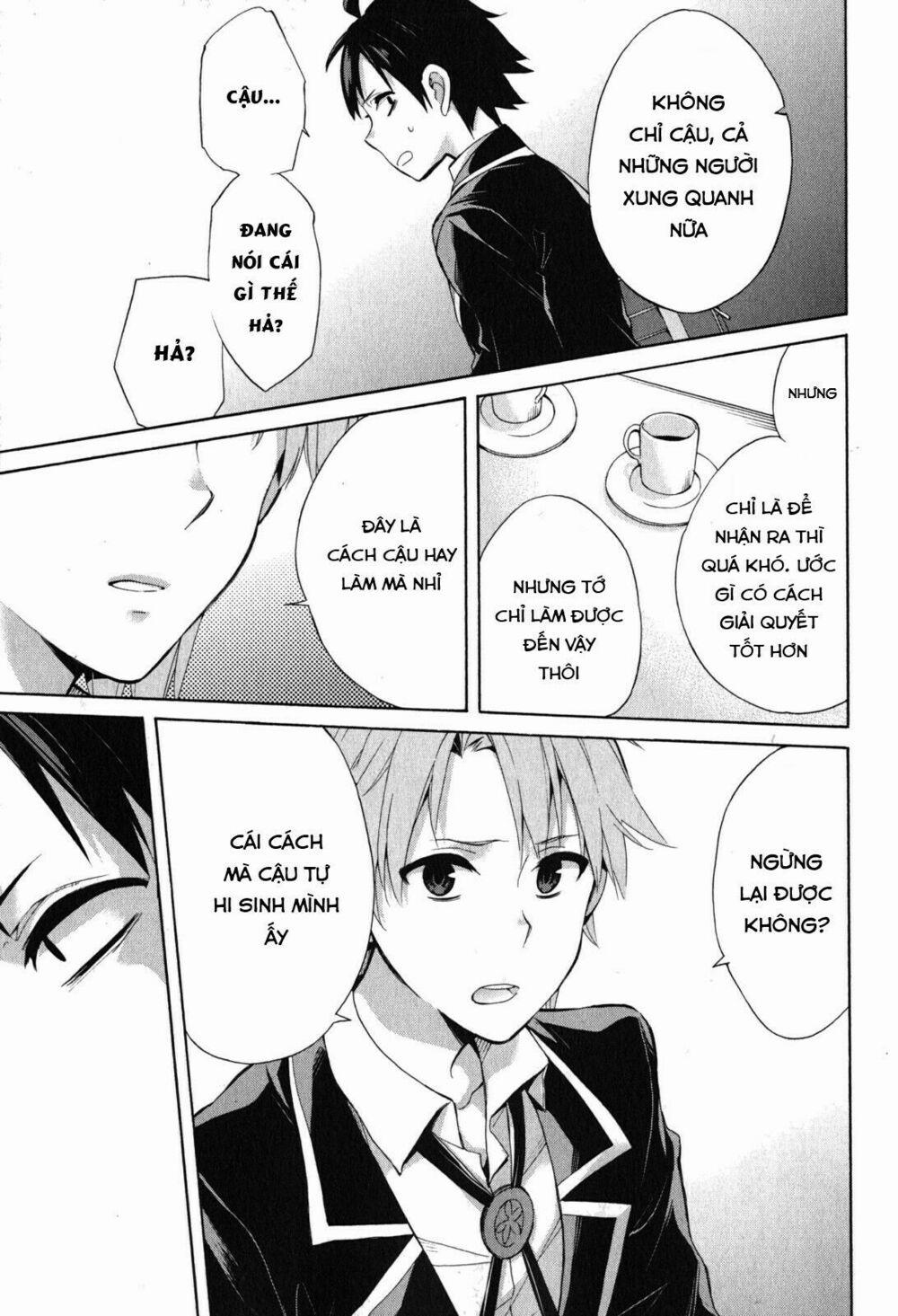 Chuyện Tình Thanh Xuân Bi Hài Của Tôi Quả Nhiên Là Sai Lầm 32 trang 50