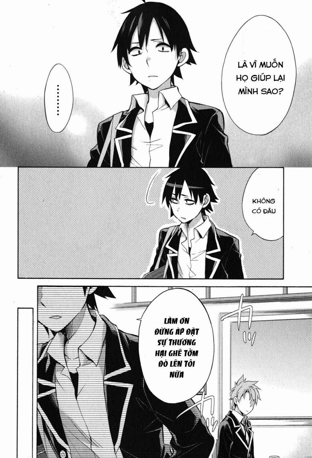 Chuyện Tình Thanh Xuân Bi Hài Của Tôi Quả Nhiên Là Sai Lầm 32 trang 53