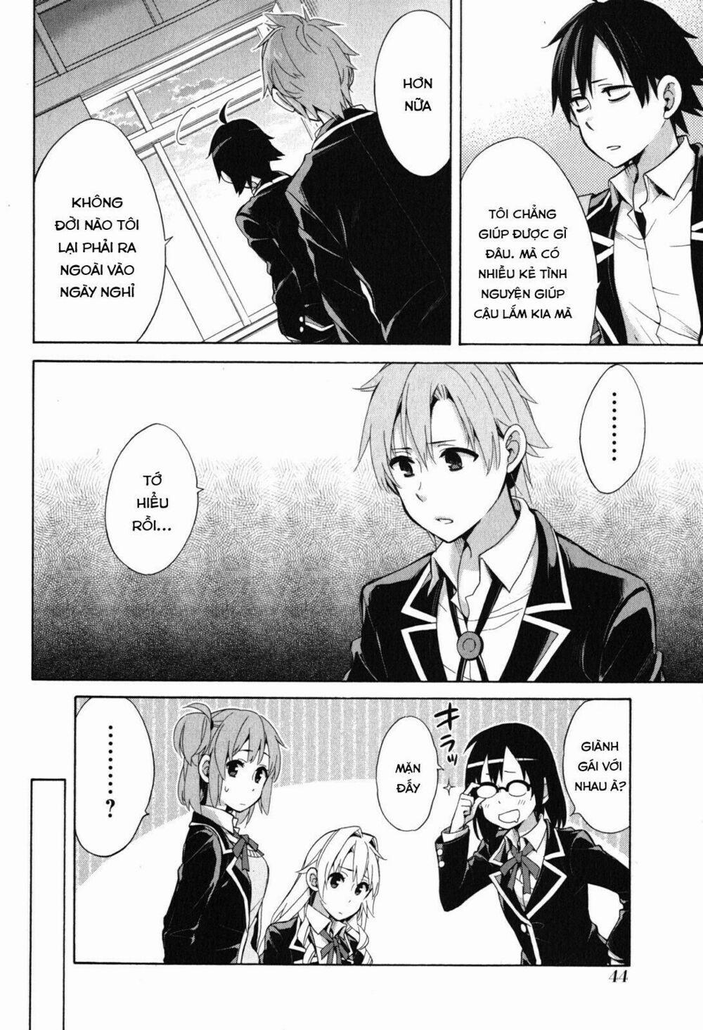 Chuyện Tình Thanh Xuân Bi Hài Của Tôi Quả Nhiên Là Sai Lầm 32 trang 6