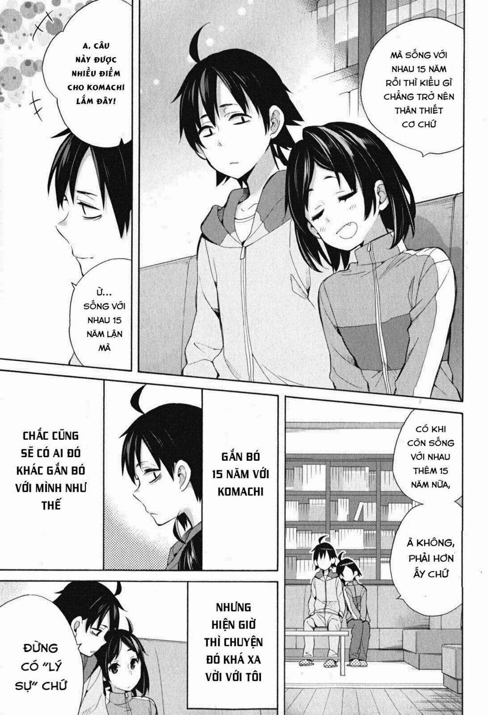 Chuyện Tình Thanh Xuân Bi Hài Của Tôi Quả Nhiên Là Sai Lầm 33 trang 35