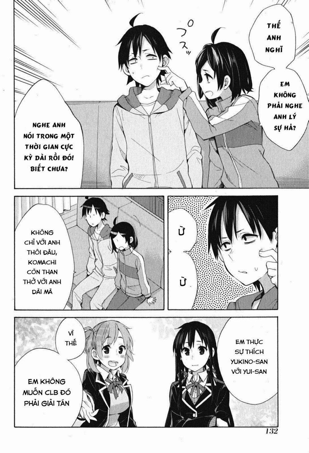 Chuyện Tình Thanh Xuân Bi Hài Của Tôi Quả Nhiên Là Sai Lầm 33 trang 36