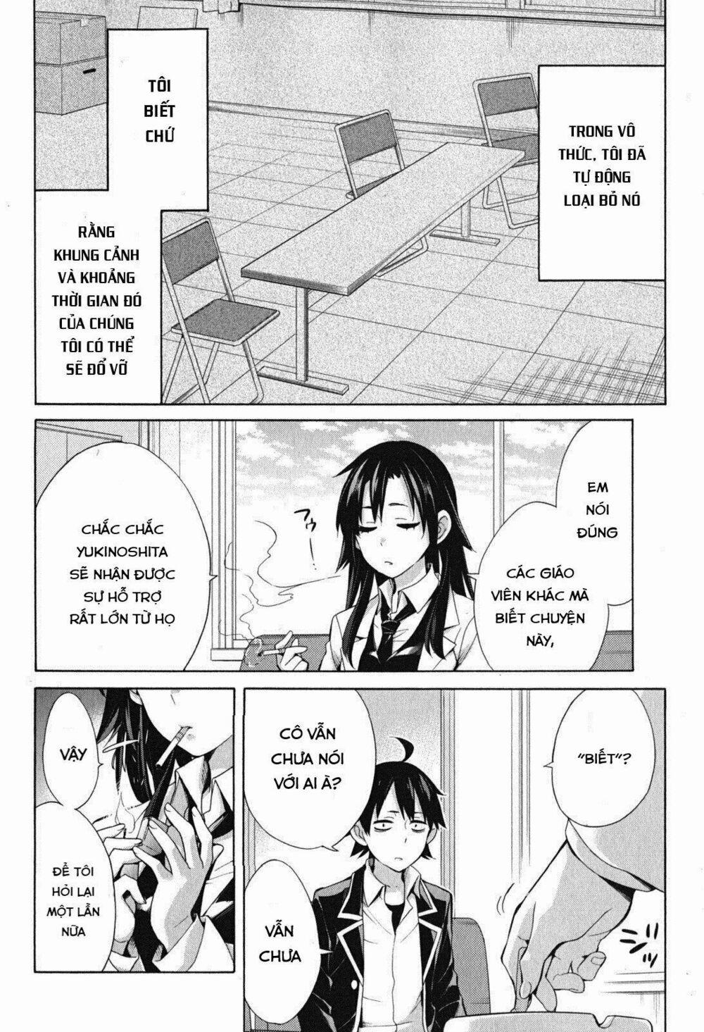 Chuyện Tình Thanh Xuân Bi Hài Của Tôi Quả Nhiên Là Sai Lầm 33 trang 4