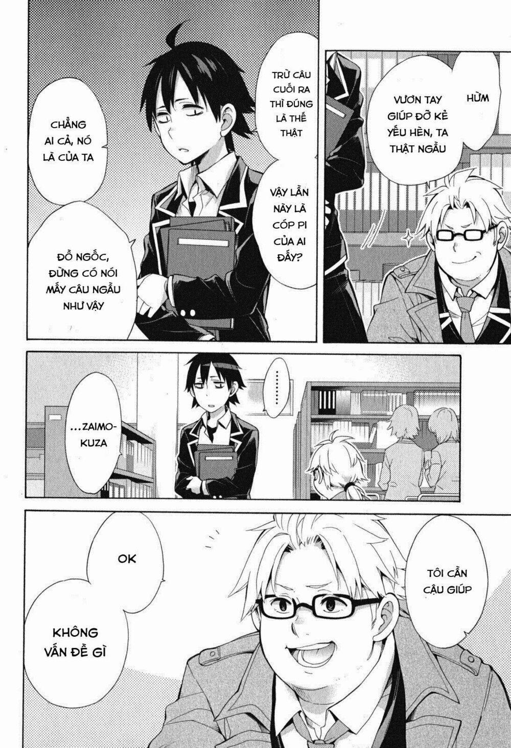 Chuyện Tình Thanh Xuân Bi Hài Của Tôi Quả Nhiên Là Sai Lầm 33 trang 46