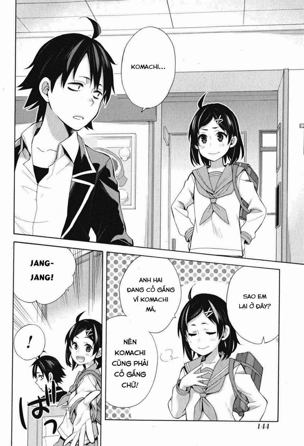 Chuyện Tình Thanh Xuân Bi Hài Của Tôi Quả Nhiên Là Sai Lầm 33 trang 48