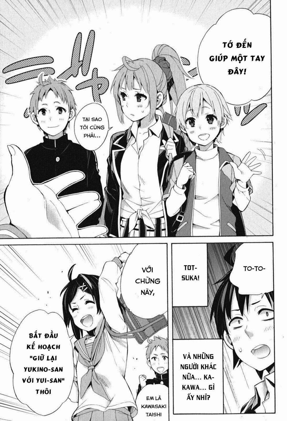 Chuyện Tình Thanh Xuân Bi Hài Của Tôi Quả Nhiên Là Sai Lầm 33 trang 49