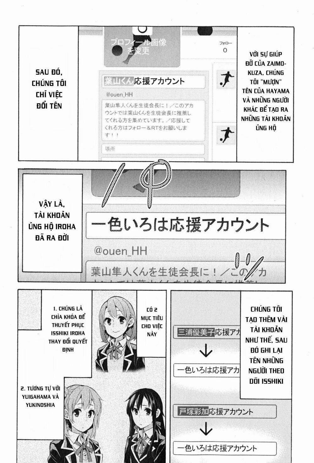 Chuyện Tình Thanh Xuân Bi Hài Của Tôi Quả Nhiên Là Sai Lầm 34 trang 24