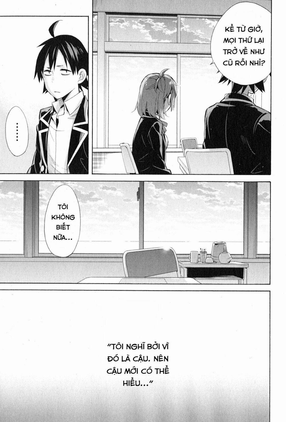 Chuyện Tình Thanh Xuân Bi Hài Của Tôi Quả Nhiên Là Sai Lầm 34 trang 35