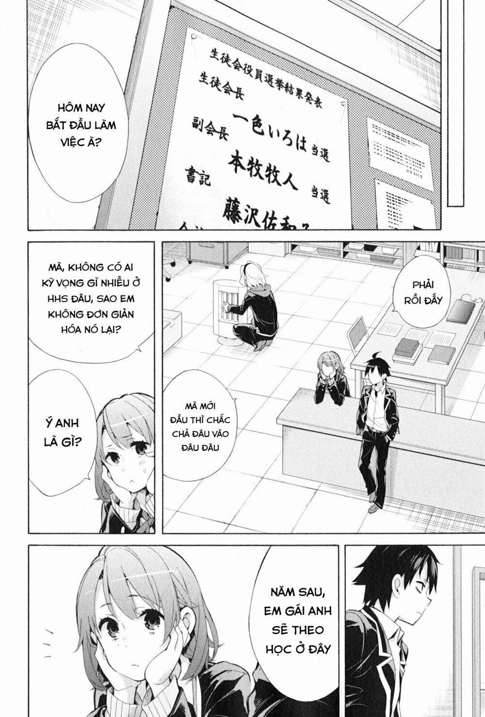 Chuyện Tình Thanh Xuân Bi Hài Của Tôi Quả Nhiên Là Sai Lầm 34 trang 38