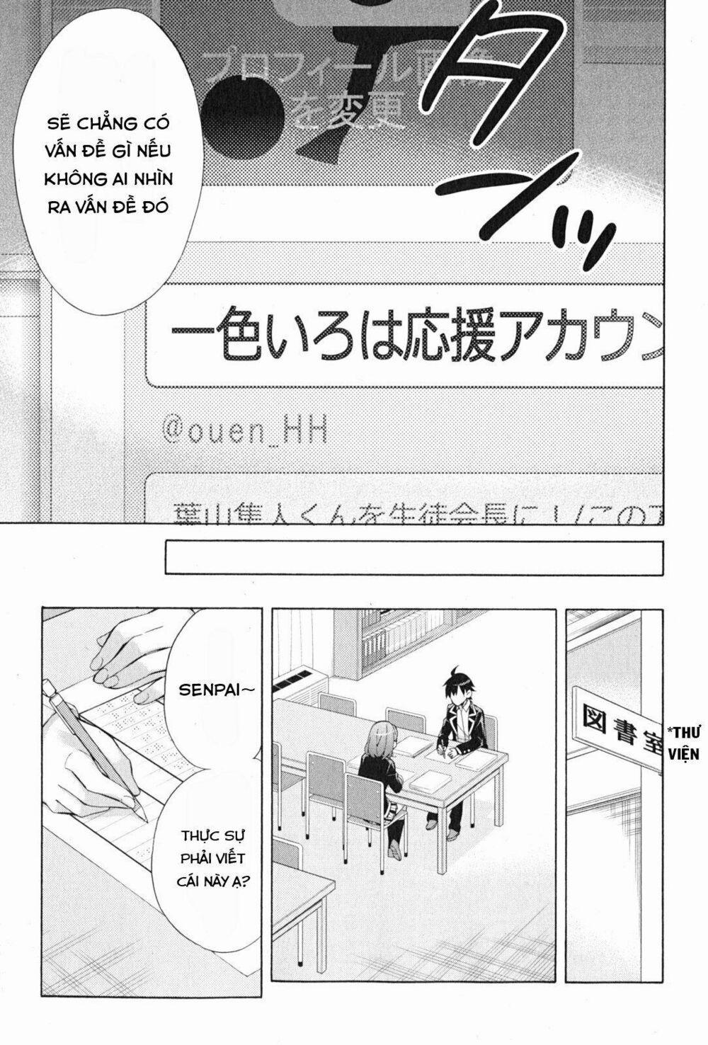 Chuyện Tình Thanh Xuân Bi Hài Của Tôi Quả Nhiên Là Sai Lầm 34 trang 7