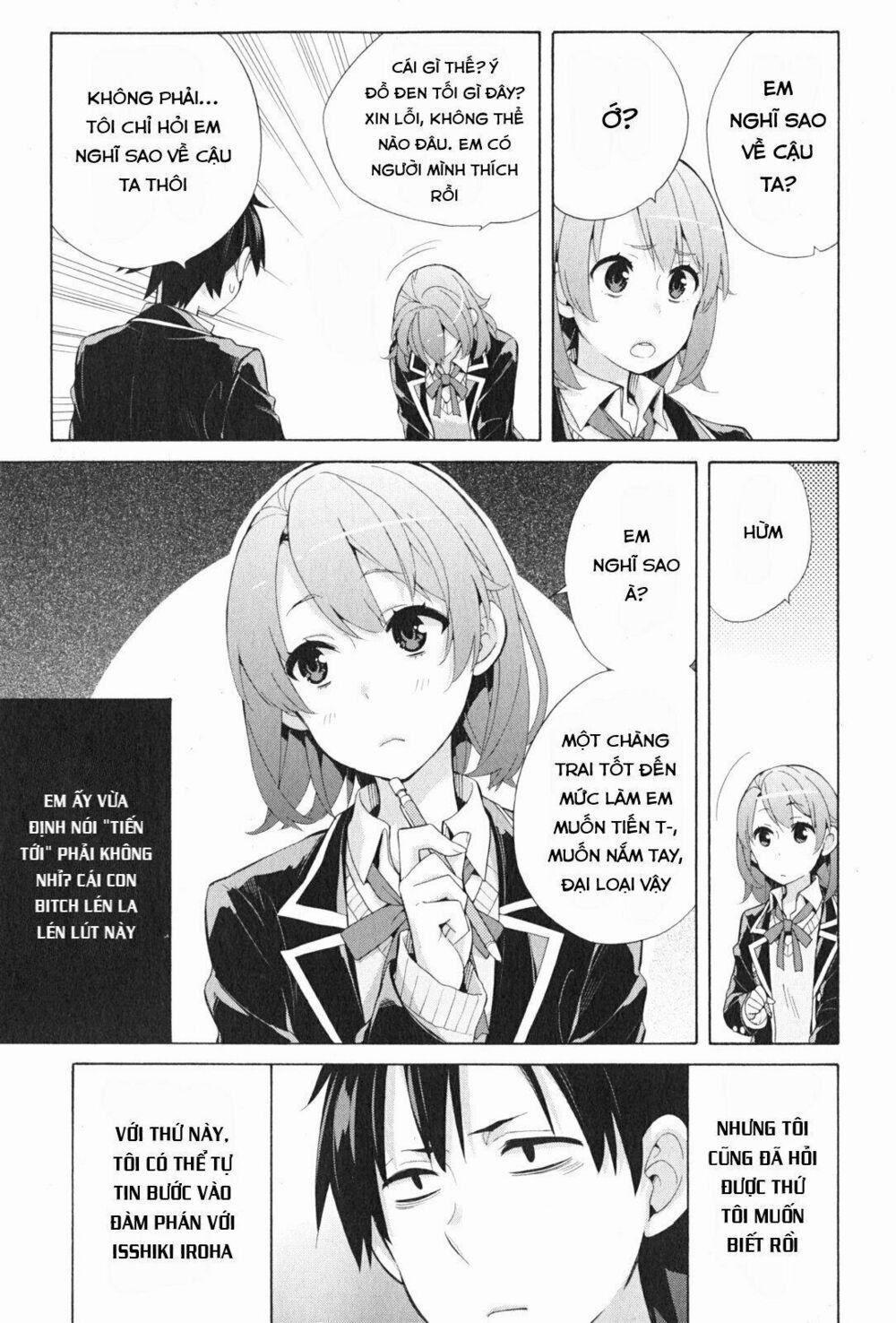 Chuyện Tình Thanh Xuân Bi Hài Của Tôi Quả Nhiên Là Sai Lầm 34 trang 9