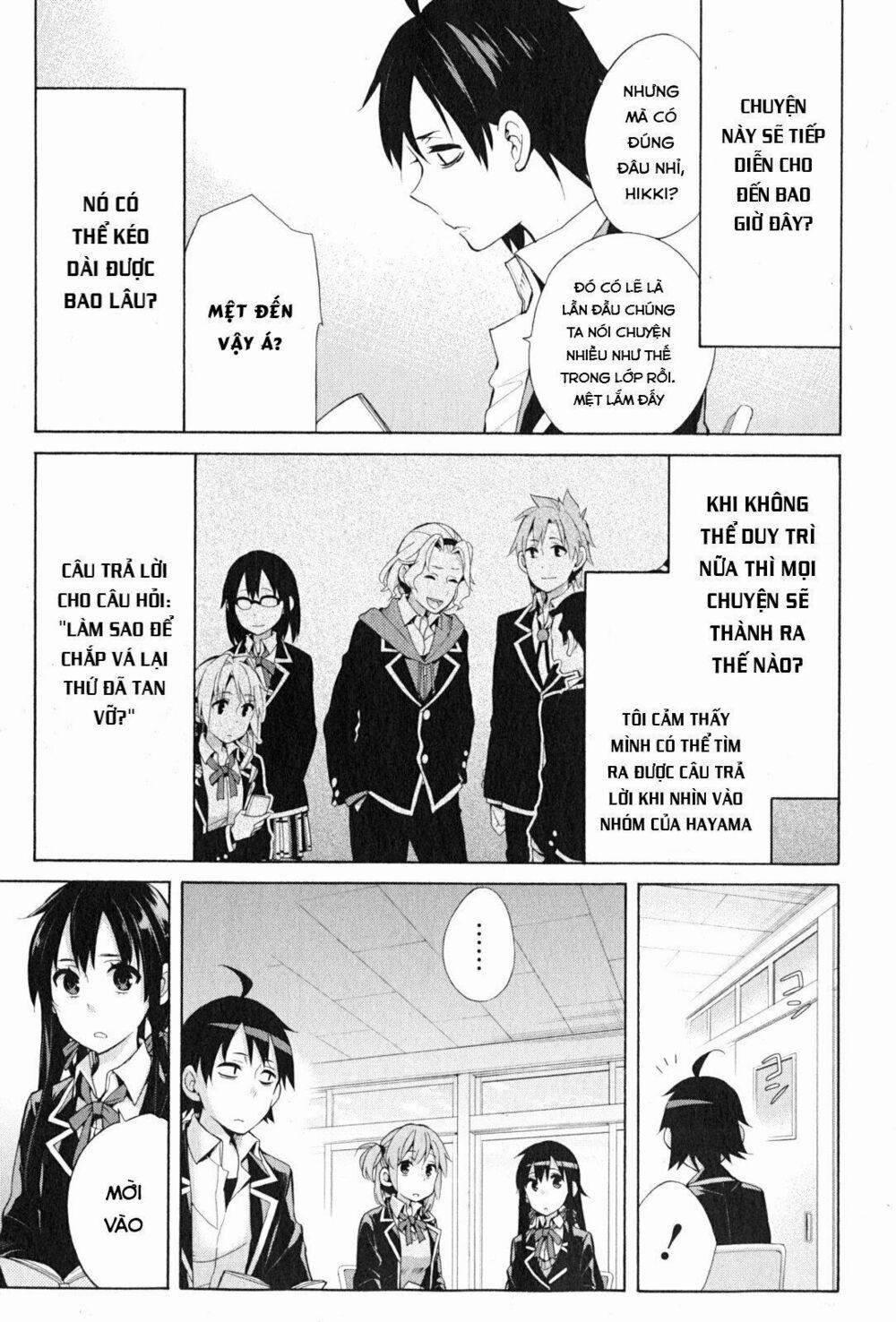 Chuyện Tình Thanh Xuân Bi Hài Của Tôi Quả Nhiên Là Sai Lầm 35 trang 13