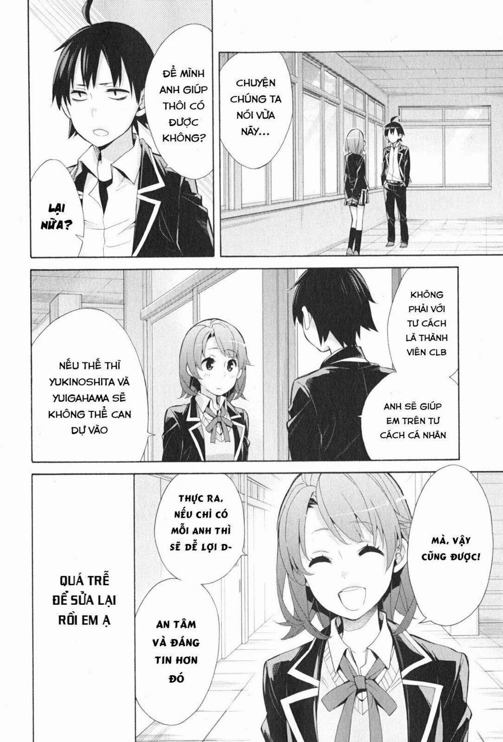 Chuyện Tình Thanh Xuân Bi Hài Của Tôi Quả Nhiên Là Sai Lầm 35 trang 24