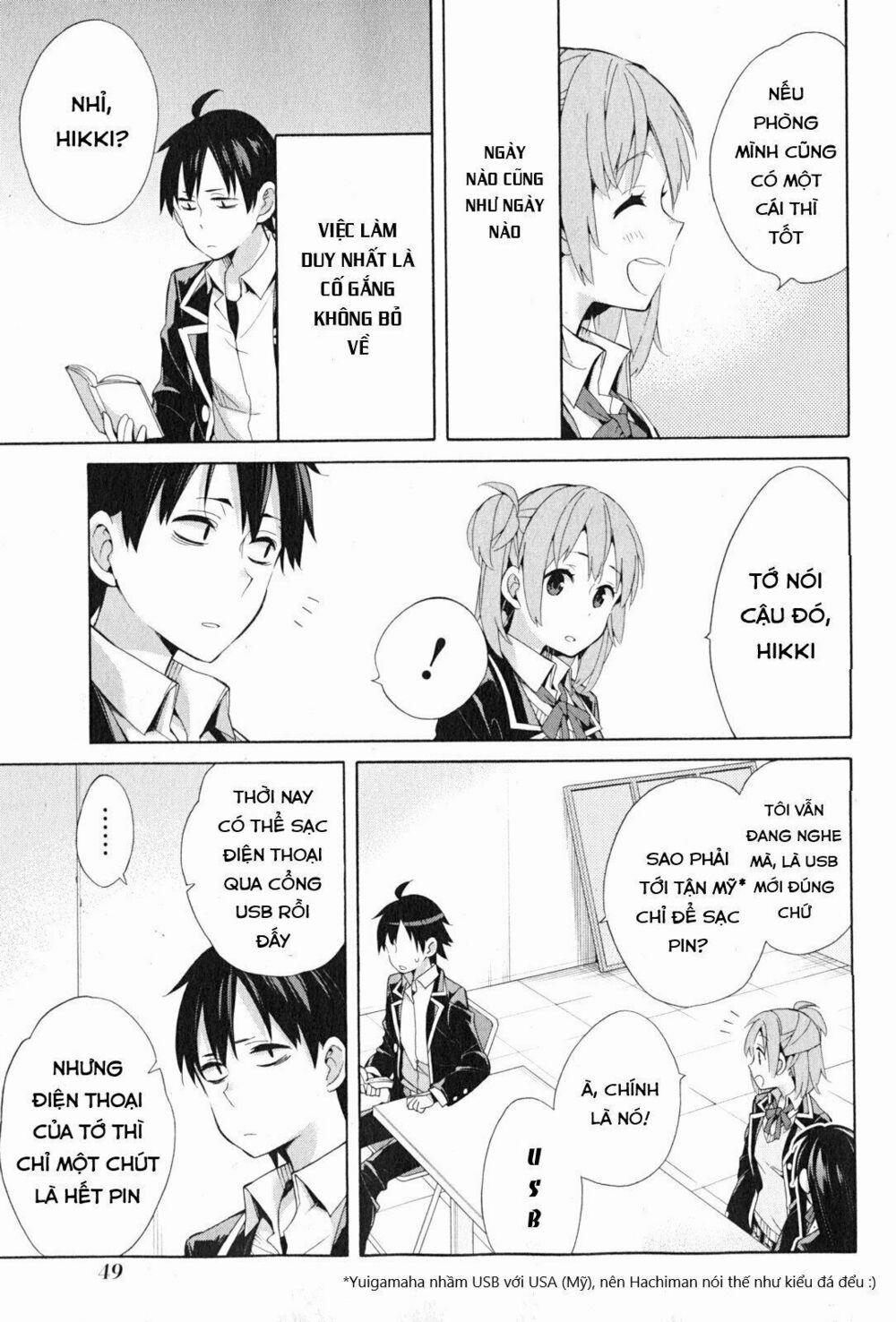 Chuyện Tình Thanh Xuân Bi Hài Của Tôi Quả Nhiên Là Sai Lầm 35 trang 3