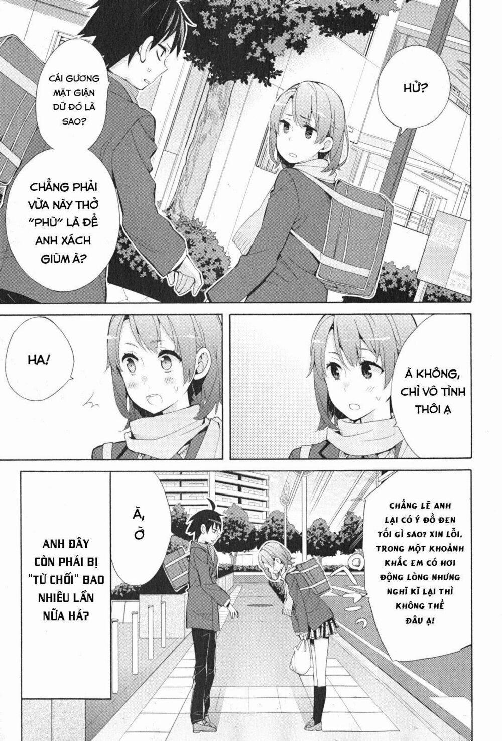 Chuyện Tình Thanh Xuân Bi Hài Của Tôi Quả Nhiên Là Sai Lầm 35 trang 33