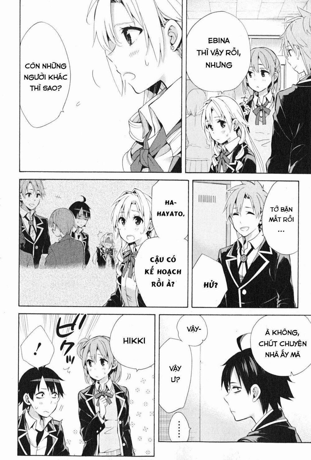 Chuyện Tình Thanh Xuân Bi Hài Của Tôi Quả Nhiên Là Sai Lầm 35 trang 6