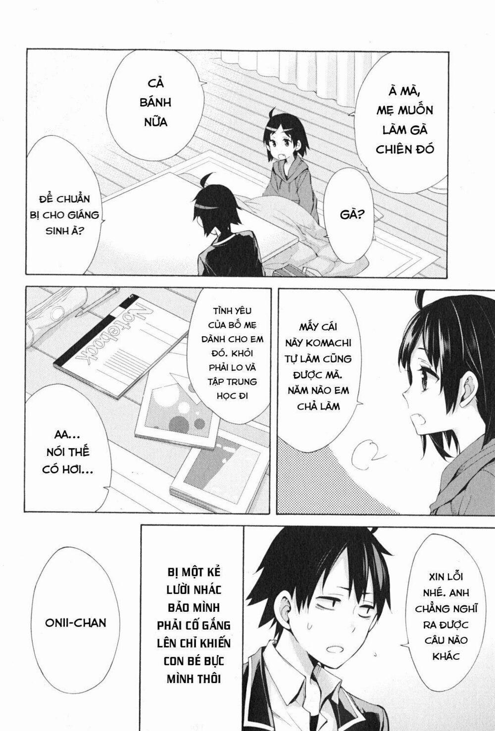 Chuyện Tình Thanh Xuân Bi Hài Của Tôi Quả Nhiên Là Sai Lầm 36 trang 35