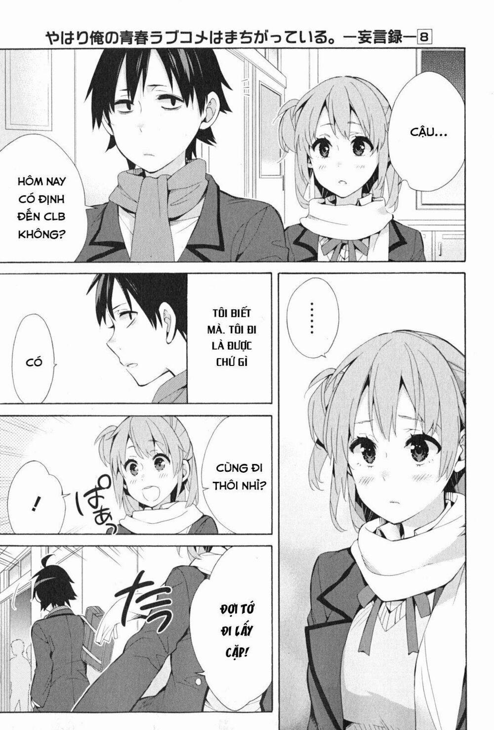 Chuyện Tình Thanh Xuân Bi Hài Của Tôi Quả Nhiên Là Sai Lầm 36 trang 38