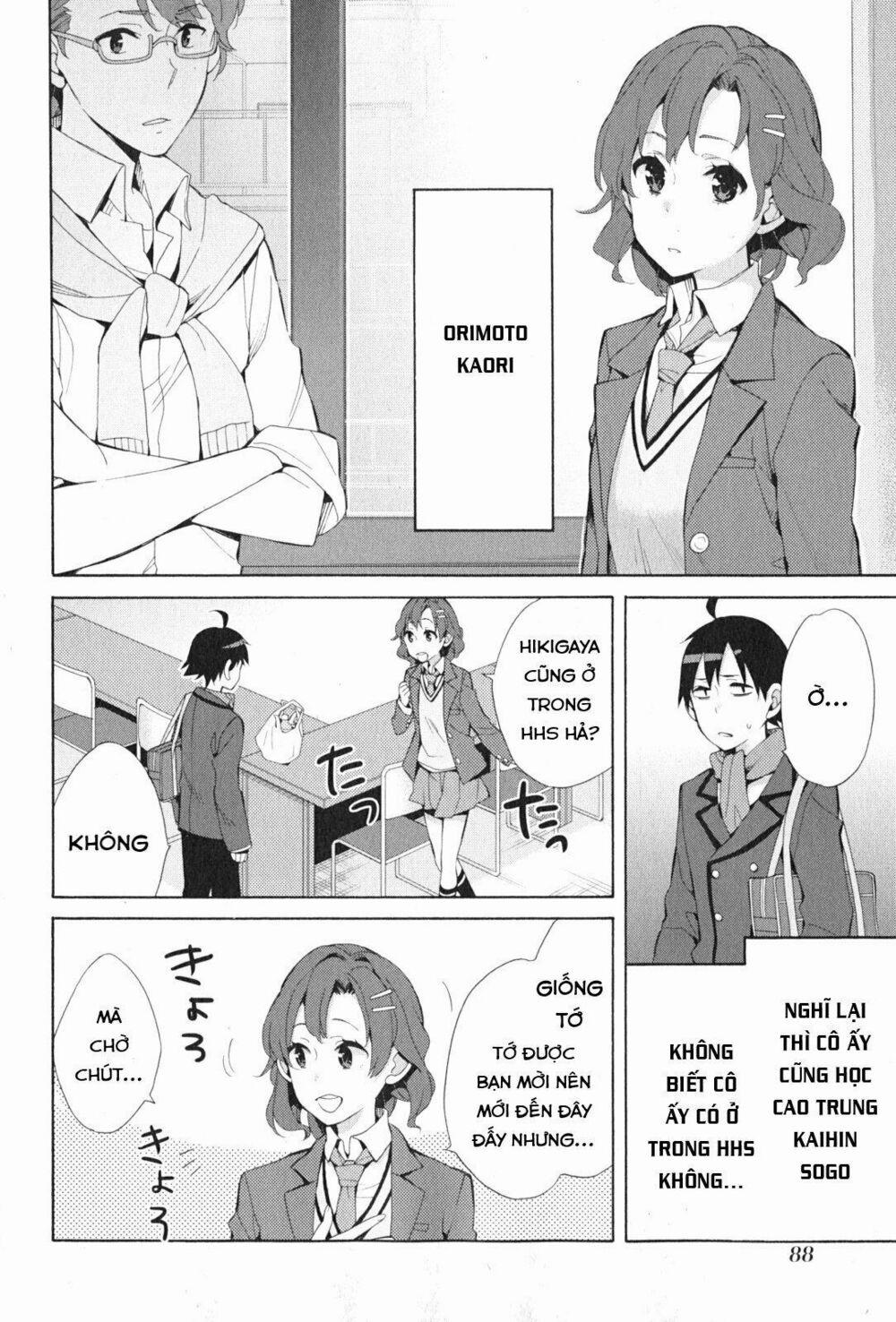 Chuyện Tình Thanh Xuân Bi Hài Của Tôi Quả Nhiên Là Sai Lầm 36 trang 5