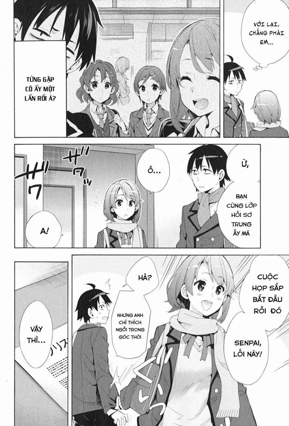 Chuyện Tình Thanh Xuân Bi Hài Của Tôi Quả Nhiên Là Sai Lầm 36 trang 7