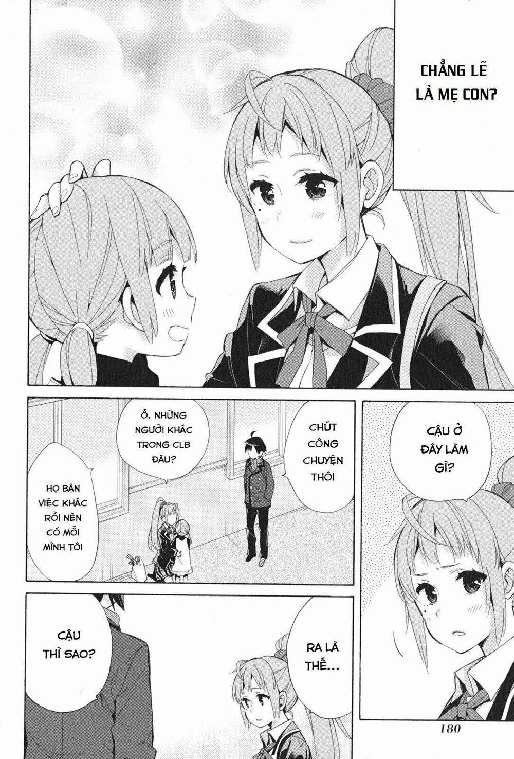 Chuyện Tình Thanh Xuân Bi Hài Của Tôi Quả Nhiên Là Sai Lầm 37.5 trang 7