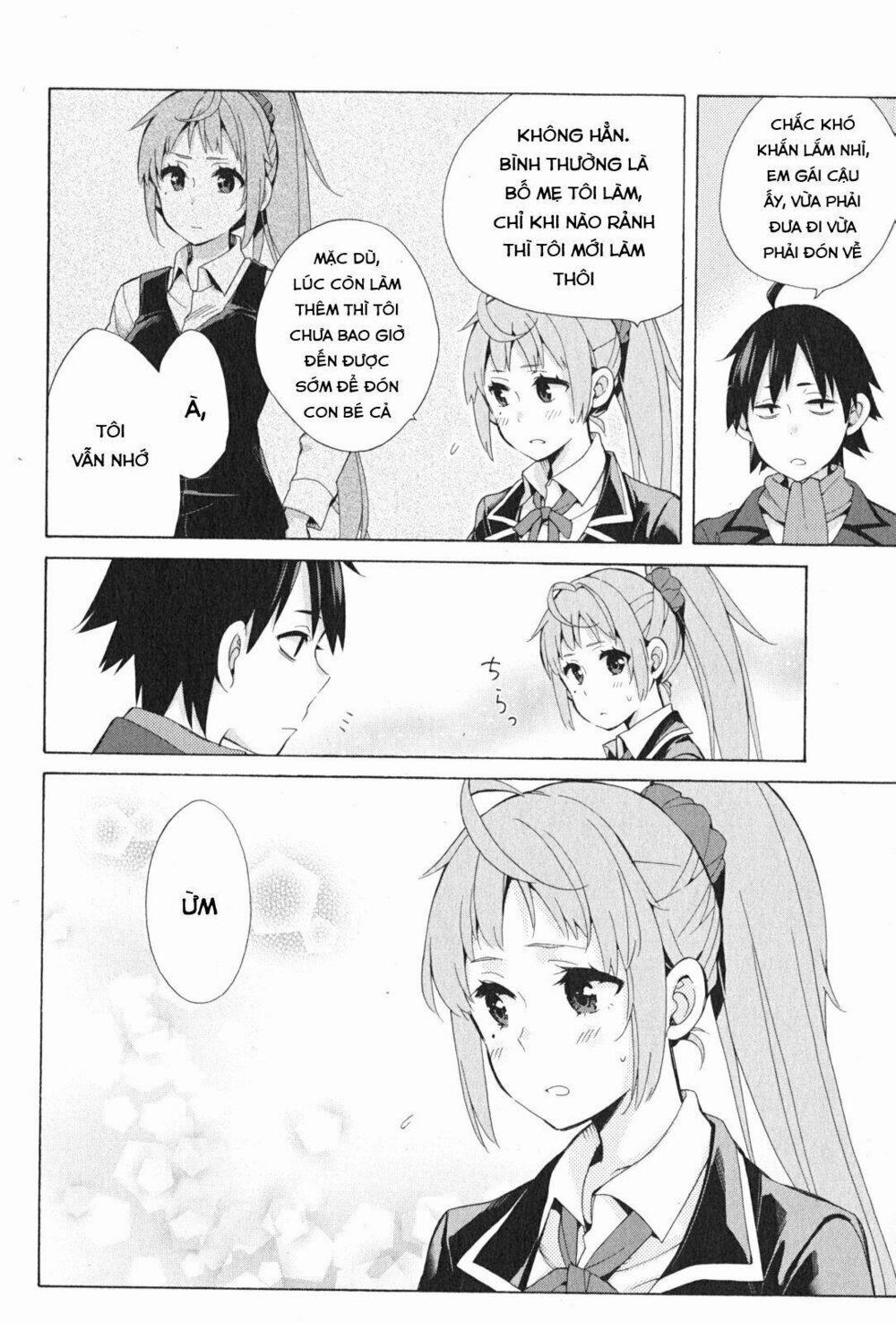 Chuyện Tình Thanh Xuân Bi Hài Của Tôi Quả Nhiên Là Sai Lầm 37.5 trang 9