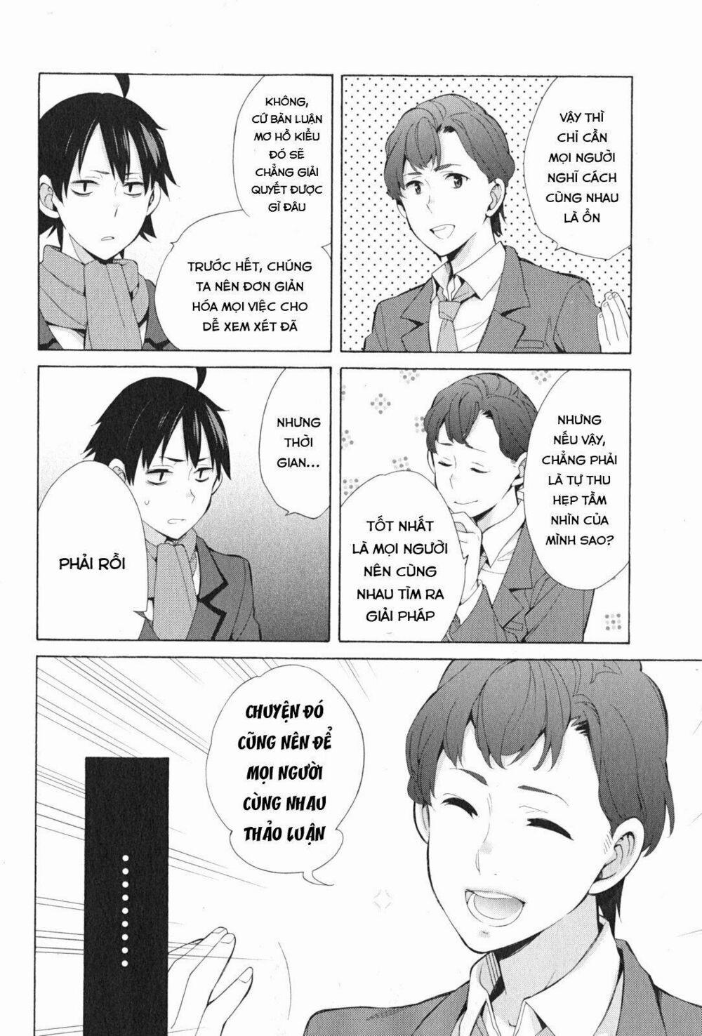 Chuyện Tình Thanh Xuân Bi Hài Của Tôi Quả Nhiên Là Sai Lầm 37 trang 18