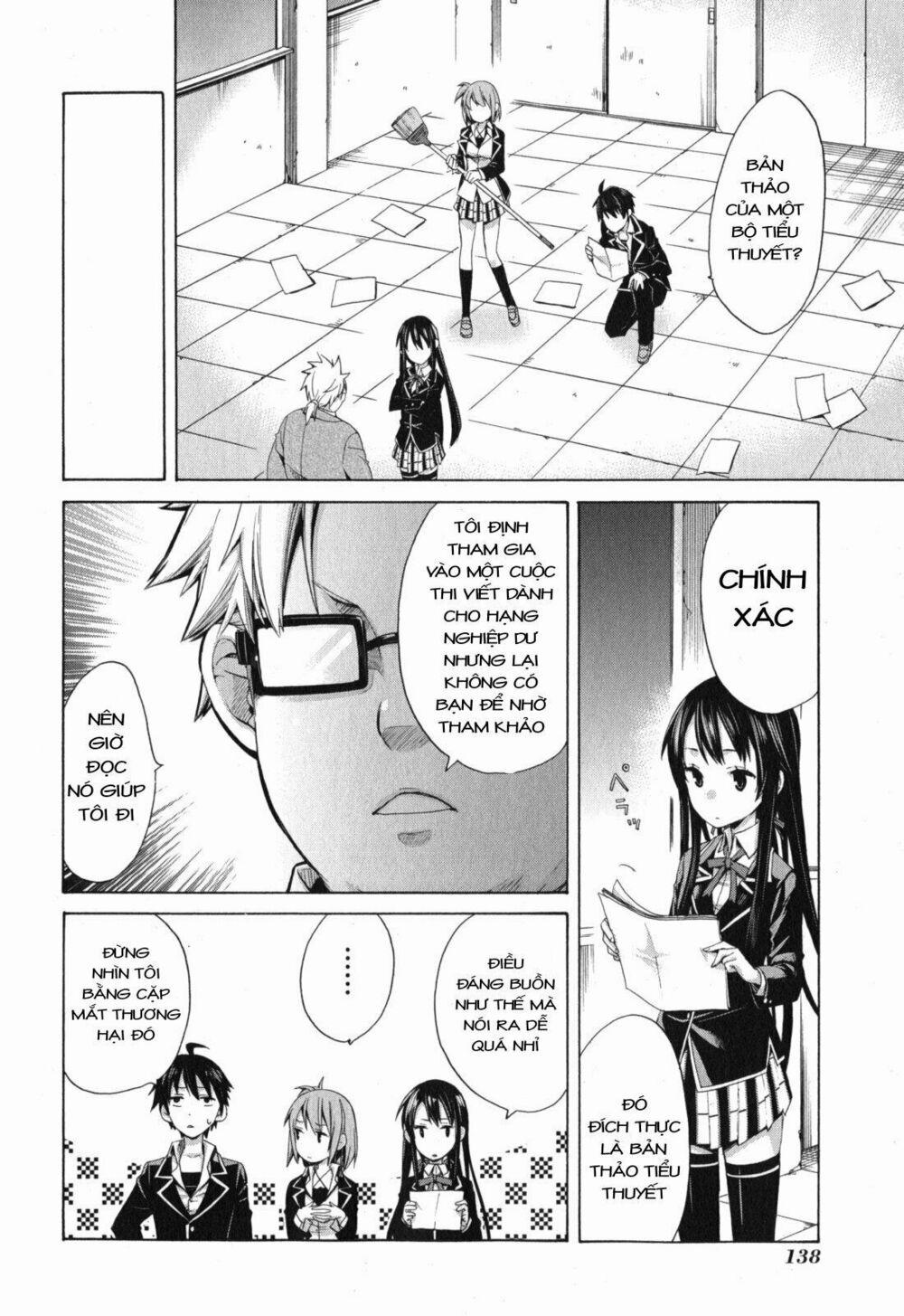 Chuyện Tình Thanh Xuân Bi Hài Của Tôi Quả Nhiên Là Sai Lầm 4 trang 16