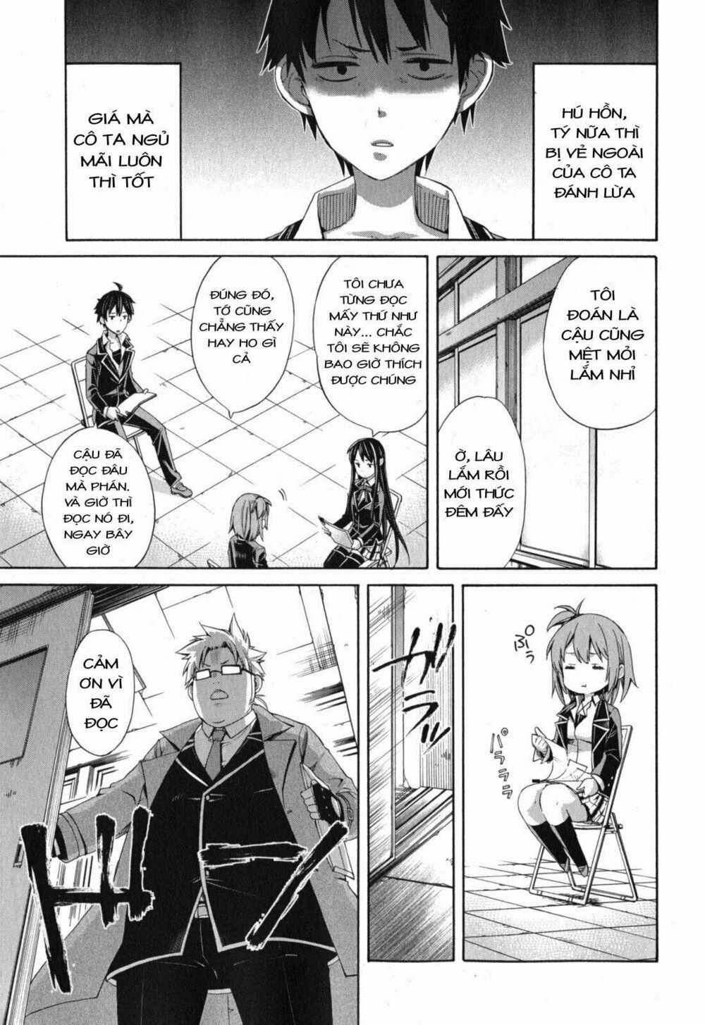 Chuyện Tình Thanh Xuân Bi Hài Của Tôi Quả Nhiên Là Sai Lầm 4 trang 21