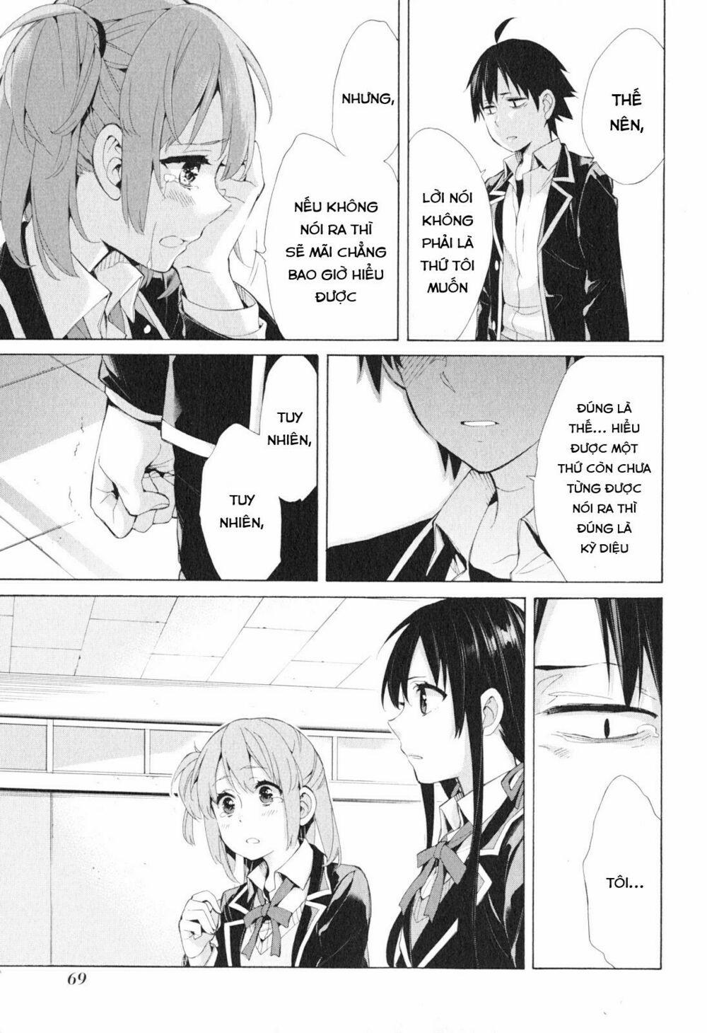 Chuyện Tình Thanh Xuân Bi Hài Của Tôi Quả Nhiên Là Sai Lầm 40 trang 22