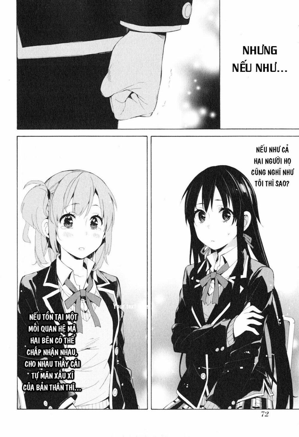 Chuyện Tình Thanh Xuân Bi Hài Của Tôi Quả Nhiên Là Sai Lầm 40 trang 25