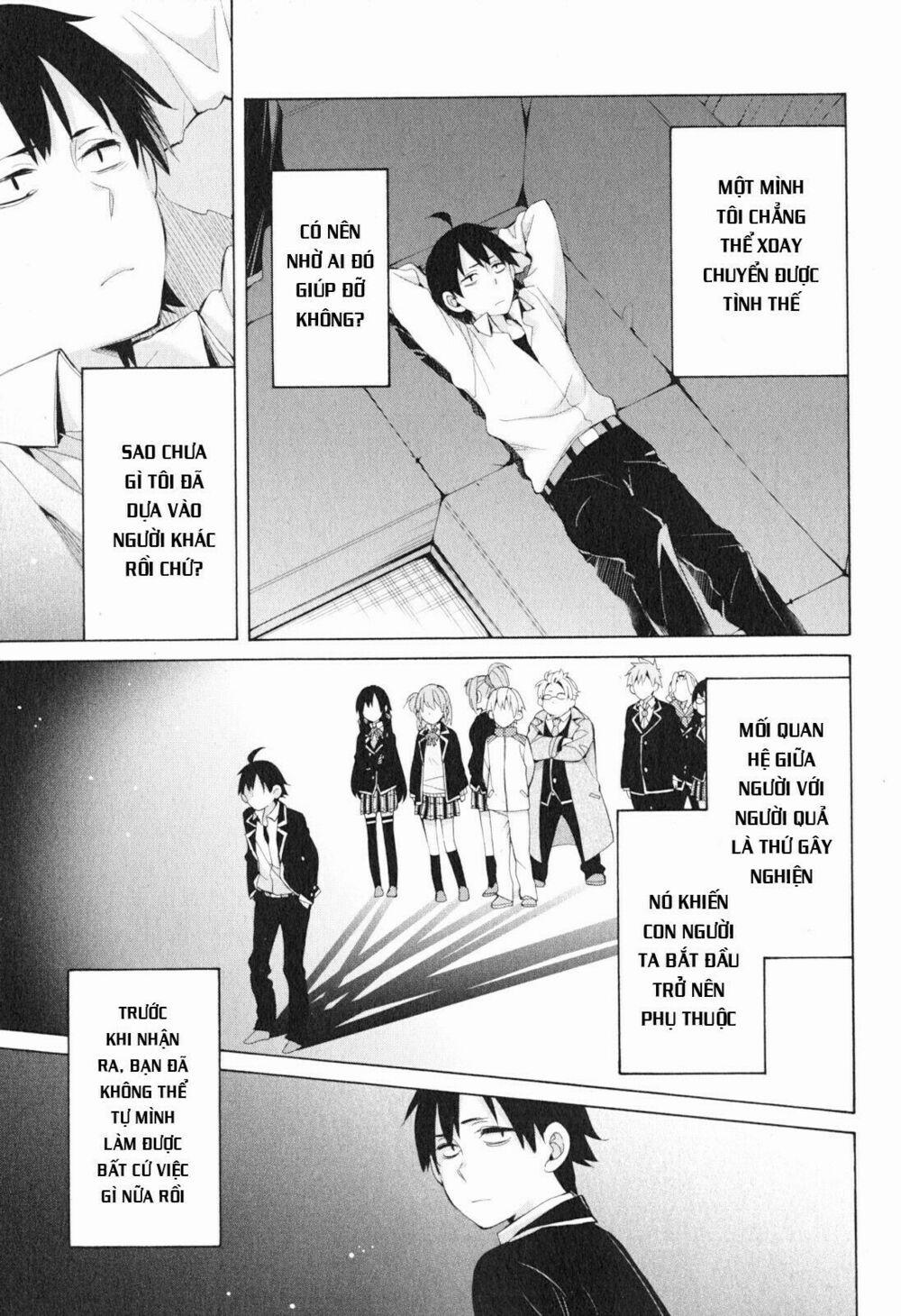 Chuyện Tình Thanh Xuân Bi Hài Của Tôi Quả Nhiên Là Sai Lầm 40 trang 4