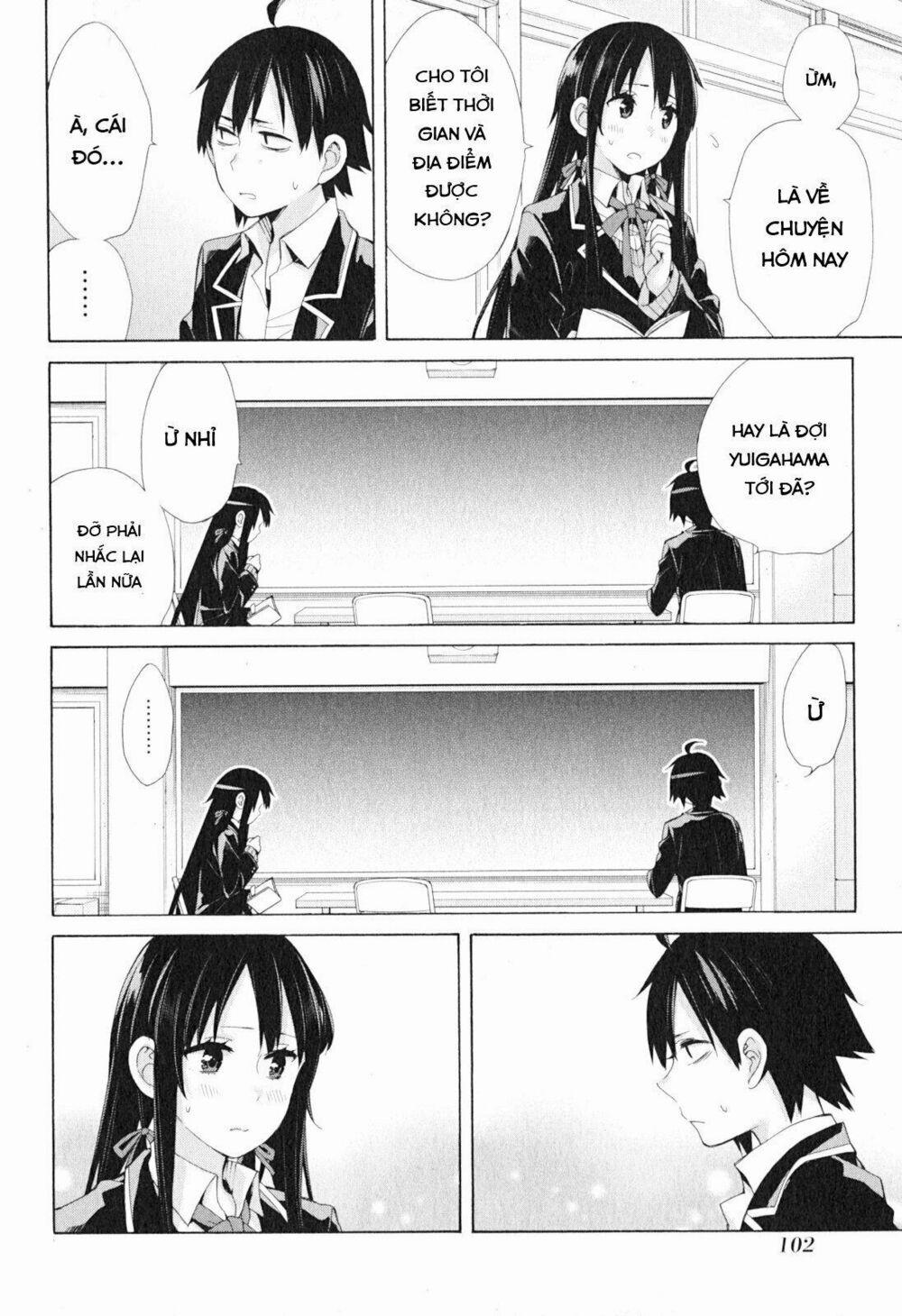 Chuyện Tình Thanh Xuân Bi Hài Của Tôi Quả Nhiên Là Sai Lầm 41 trang 11