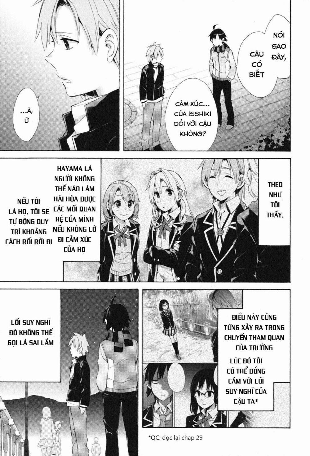 Chuyện Tình Thanh Xuân Bi Hài Của Tôi Quả Nhiên Là Sai Lầm 44 trang 6