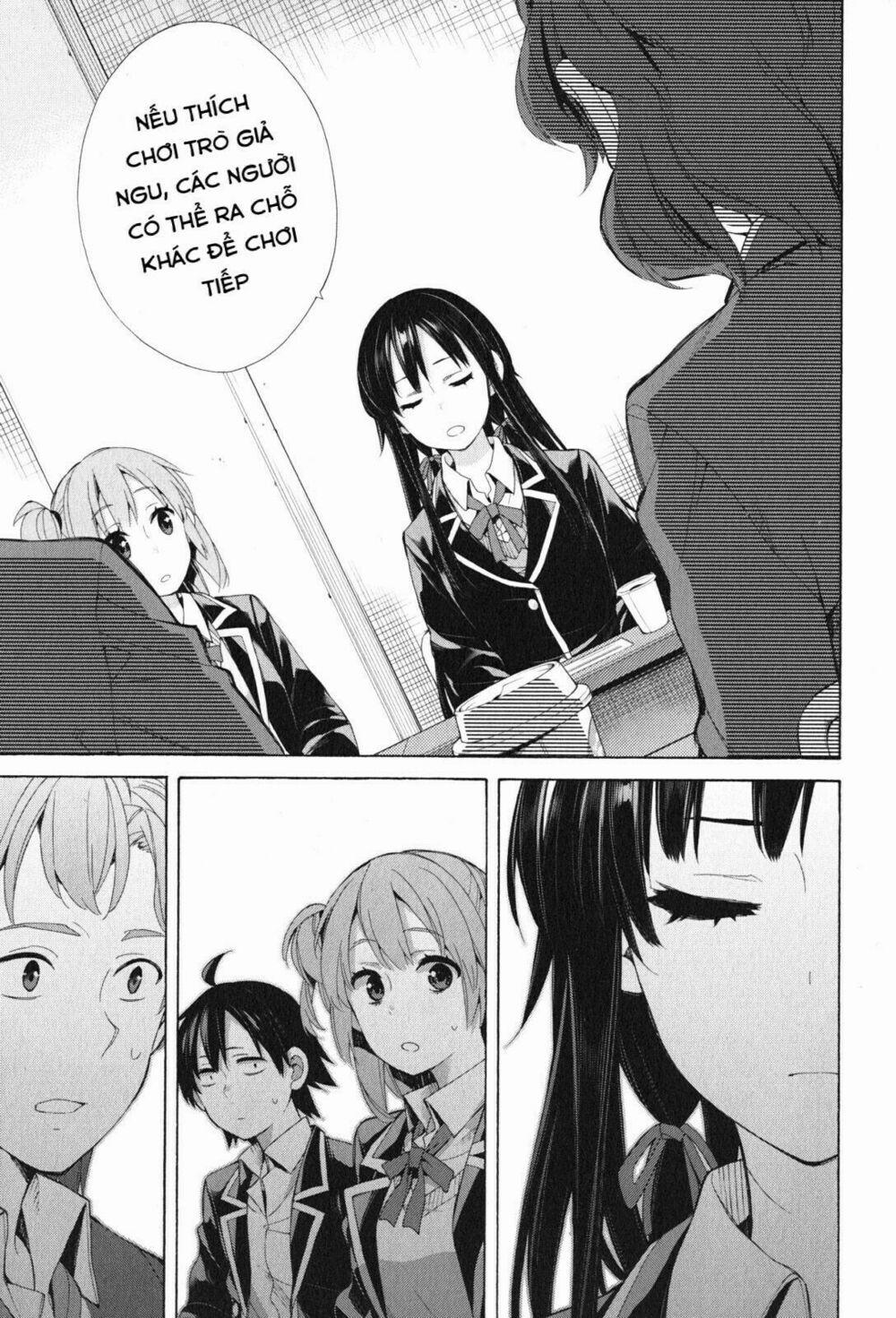 Chuyện Tình Thanh Xuân Bi Hài Của Tôi Quả Nhiên Là Sai Lầm 45 trang 14