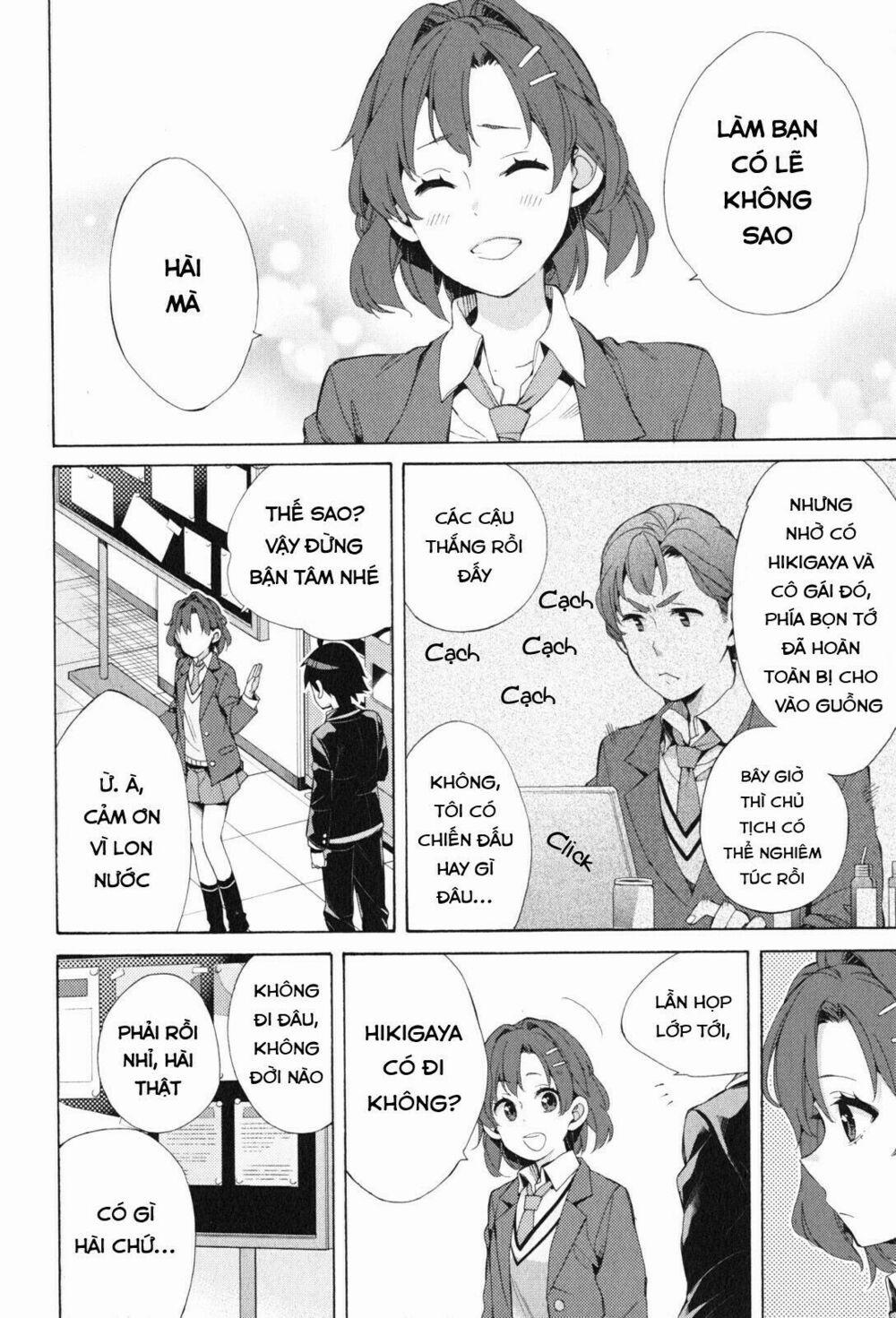 Chuyện Tình Thanh Xuân Bi Hài Của Tôi Quả Nhiên Là Sai Lầm 45 trang 23