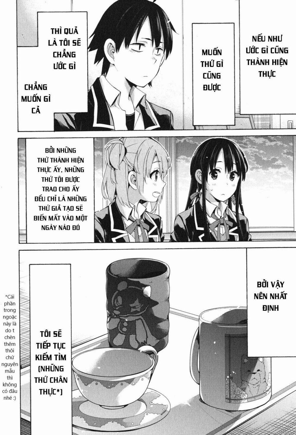 Chuyện Tình Thanh Xuân Bi Hài Của Tôi Quả Nhiên Là Sai Lầm 45 trang 41