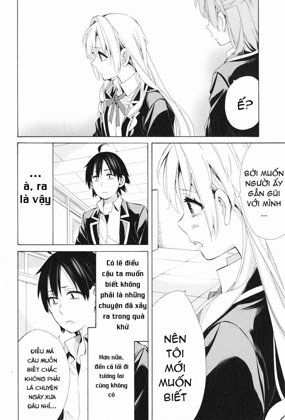 Chuyện Tình Thanh Xuân Bi Hài Của Tôi Quả Nhiên Là Sai Lầm 48 trang 21