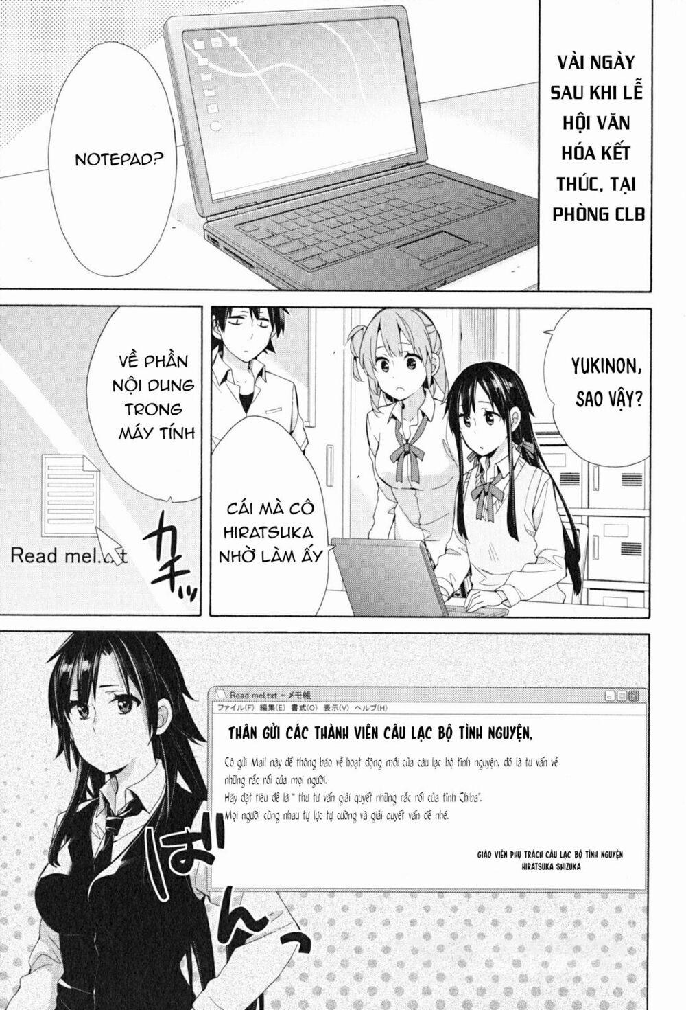 Chuyện Tình Thanh Xuân Bi Hài Của Tôi Quả Nhiên Là Sai Lầm 48 trang 30