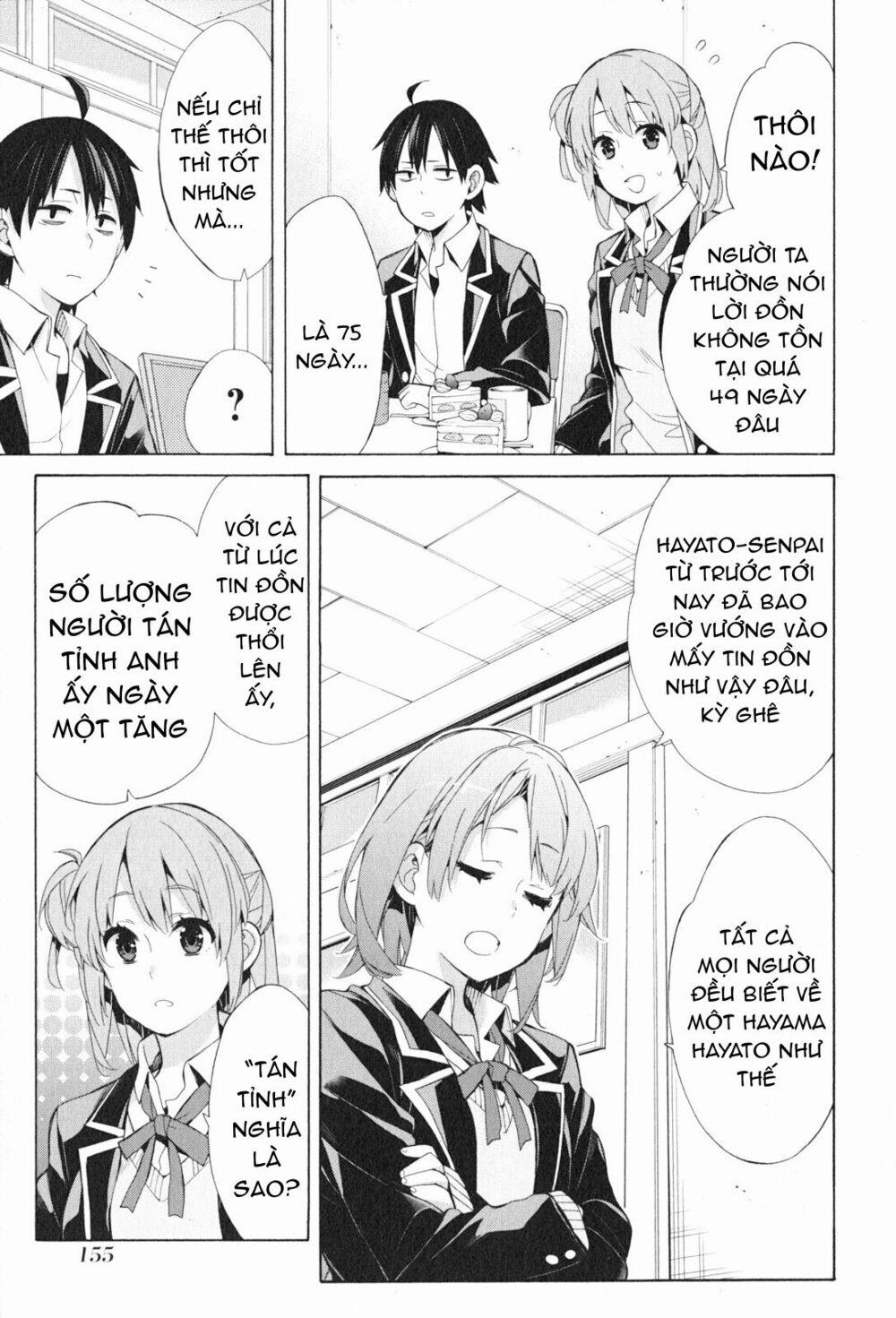 Chuyện Tình Thanh Xuân Bi Hài Của Tôi Quả Nhiên Là Sai Lầm 48 trang 4