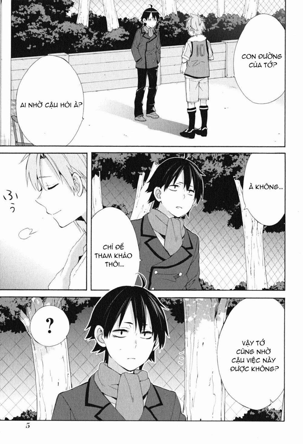 Chuyện Tình Thanh Xuân Bi Hài Của Tôi Quả Nhiên Là Sai Lầm 49 trang 4