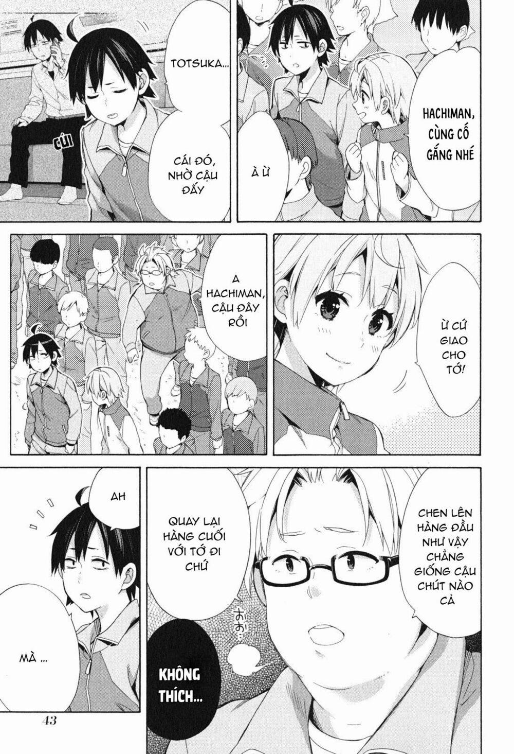 Chuyện Tình Thanh Xuân Bi Hài Của Tôi Quả Nhiên Là Sai Lầm 50 trang 8