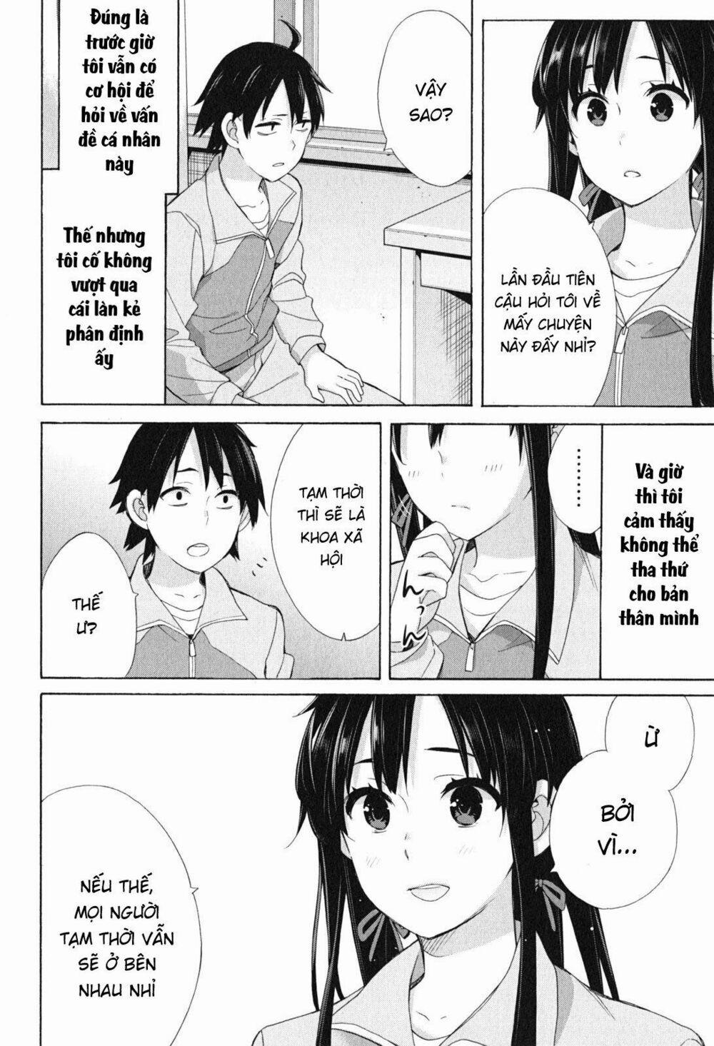 Chuyện Tình Thanh Xuân Bi Hài Của Tôi Quả Nhiên Là Sai Lầm 51 trang 13