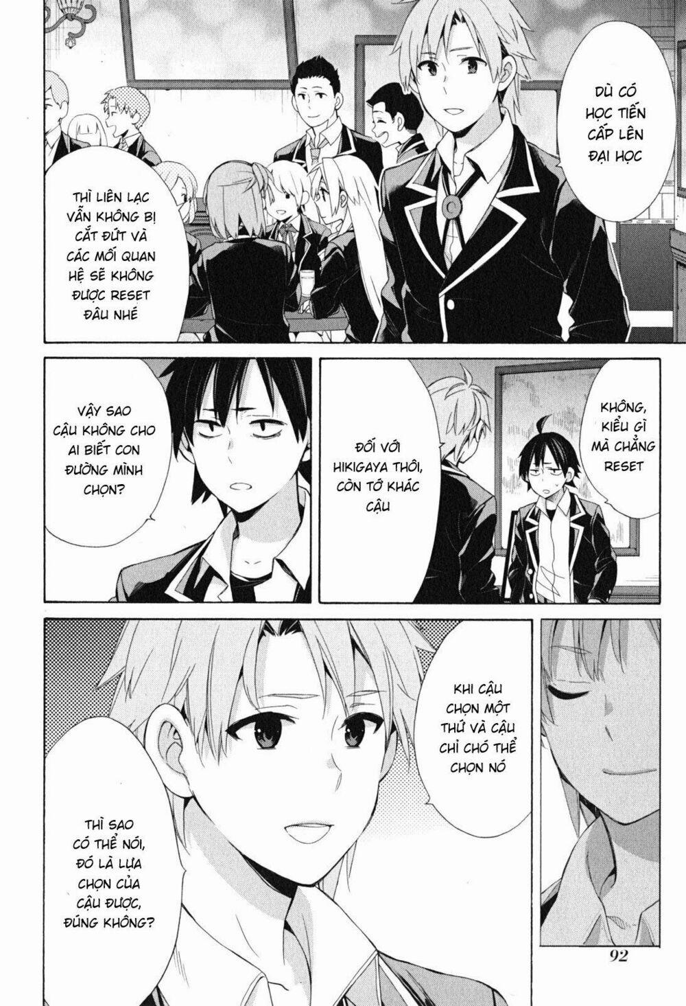 Chuyện Tình Thanh Xuân Bi Hài Của Tôi Quả Nhiên Là Sai Lầm 51 trang 25