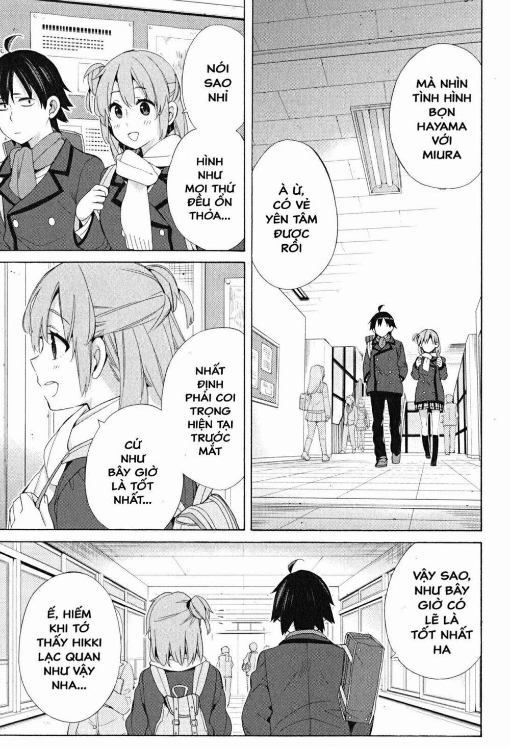 Chuyện Tình Thanh Xuân Bi Hài Của Tôi Quả Nhiên Là Sai Lầm 52 trang 11