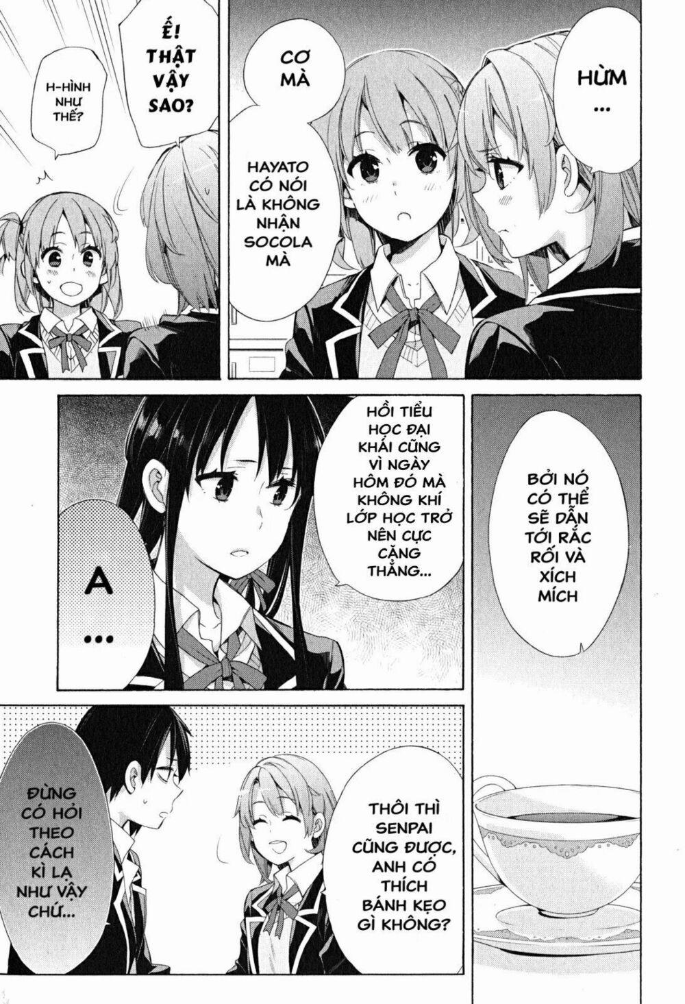 Chuyện Tình Thanh Xuân Bi Hài Của Tôi Quả Nhiên Là Sai Lầm 52 trang 17