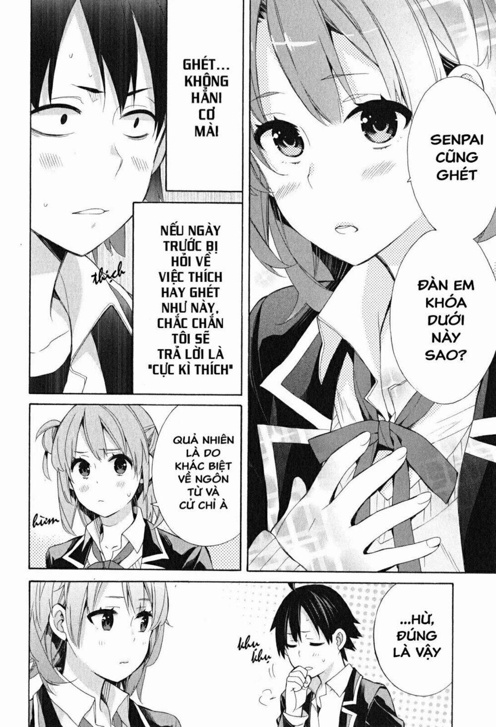 Chuyện Tình Thanh Xuân Bi Hài Của Tôi Quả Nhiên Là Sai Lầm 52 trang 22